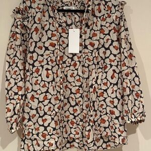 Abstract Print Blouse